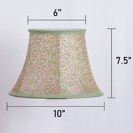 Brocade Bell Lampshade